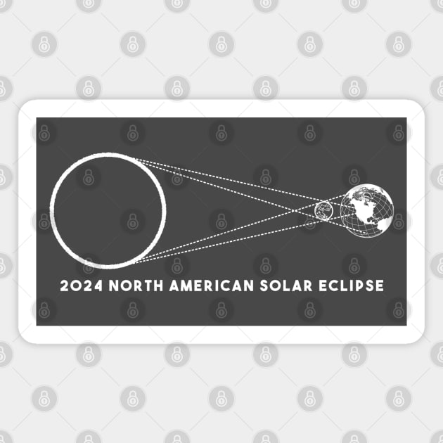 2024 North American Solar Eclipse Magnet by SeeScotty